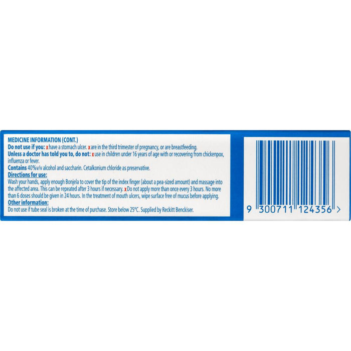Bonjela MOUTH ULCER Gel 15g - image 7