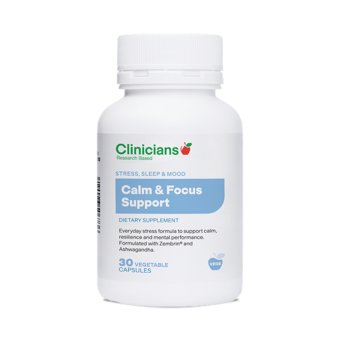 Clinicians Calm & Focus Support 30 Capsules
