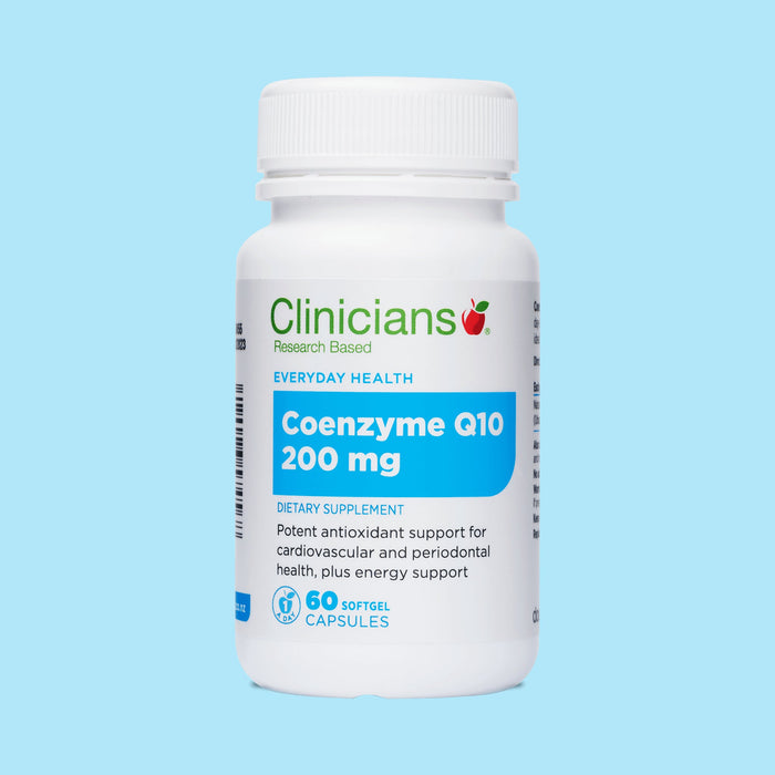 Clinicians Coenzyme Q10 200mg 60 Softgel Capsules