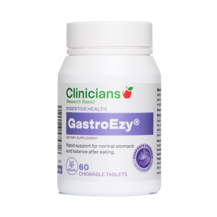 Clinicians GastroEzy 60 Chewable Tablets