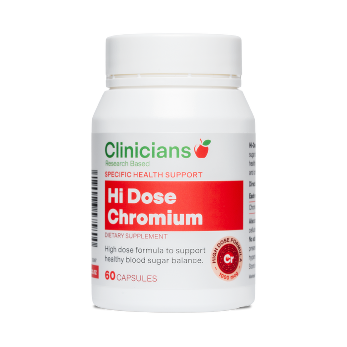 Clinicians Hi-Dose Chromium 60 Capsules