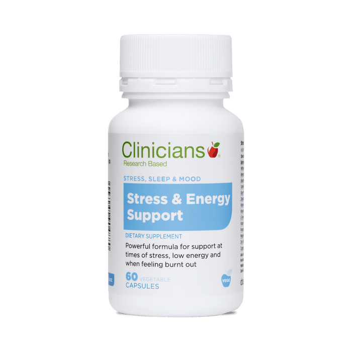 Clinicians Stress & Energy Support 60 Capsules