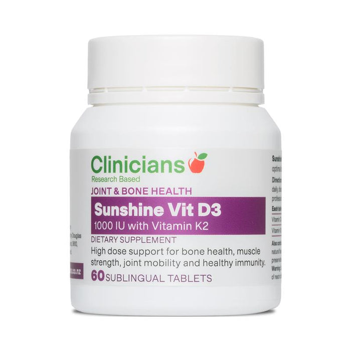 Clinicians Sunshine Vitamin D3 (60 tabs) - image 1
