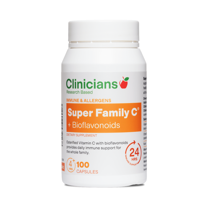 Clinicians Super Family C 550 100 Capsules