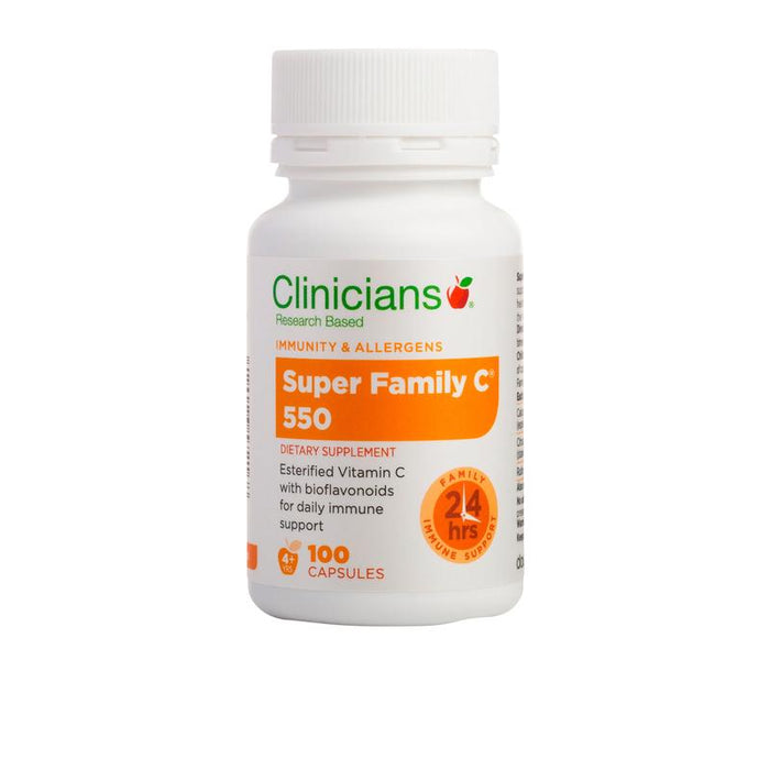 Clinicians Super Family C 550 100 Capsules