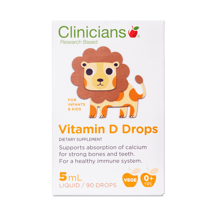 Clinicians Vitamin D Drops for Infants & Kids 5ml