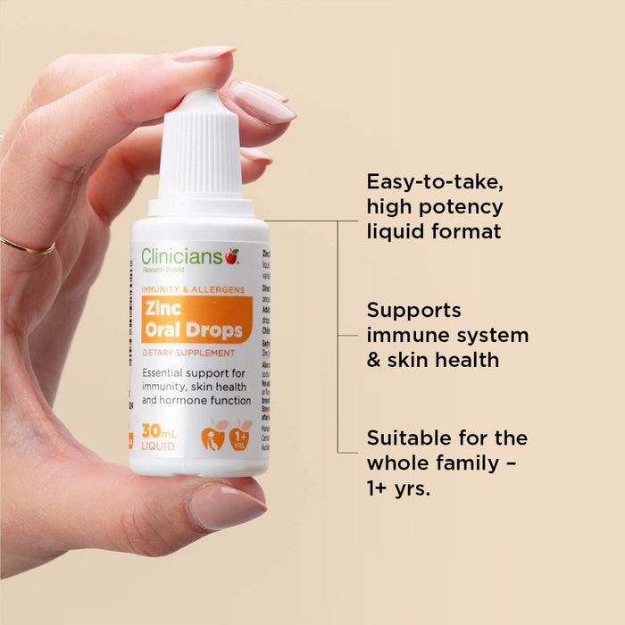 Clinicians Zinc Oral Drops 30ml