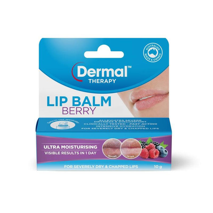 Dermal Therapy Lip Balm Berry 10g