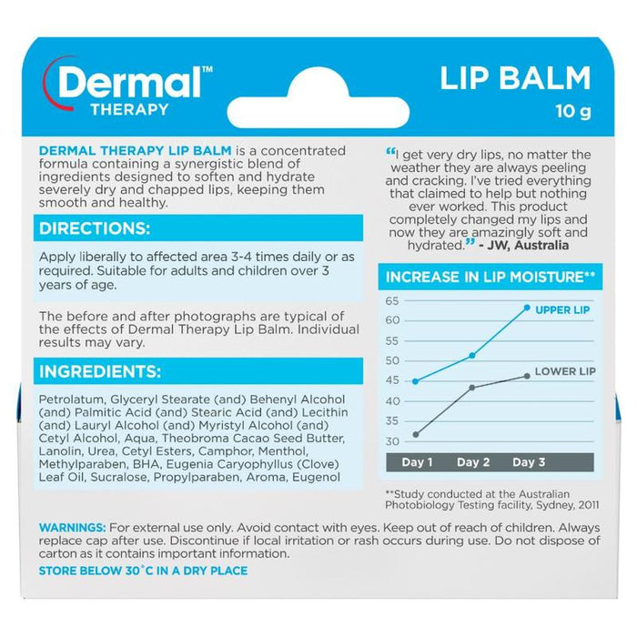 Dermal Therapy Lip Balm Original Tube 10g