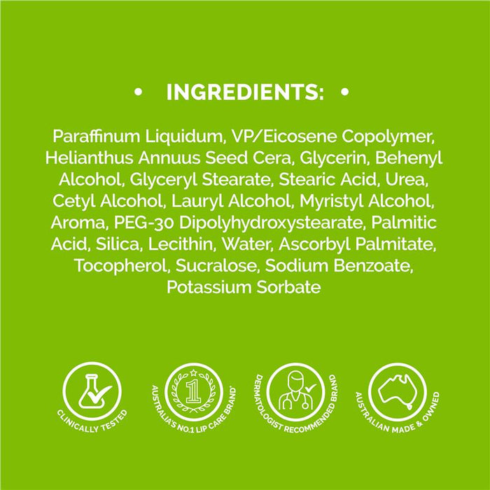 Dermal Therapy Lip Balm Stick Green Apple 4.8g