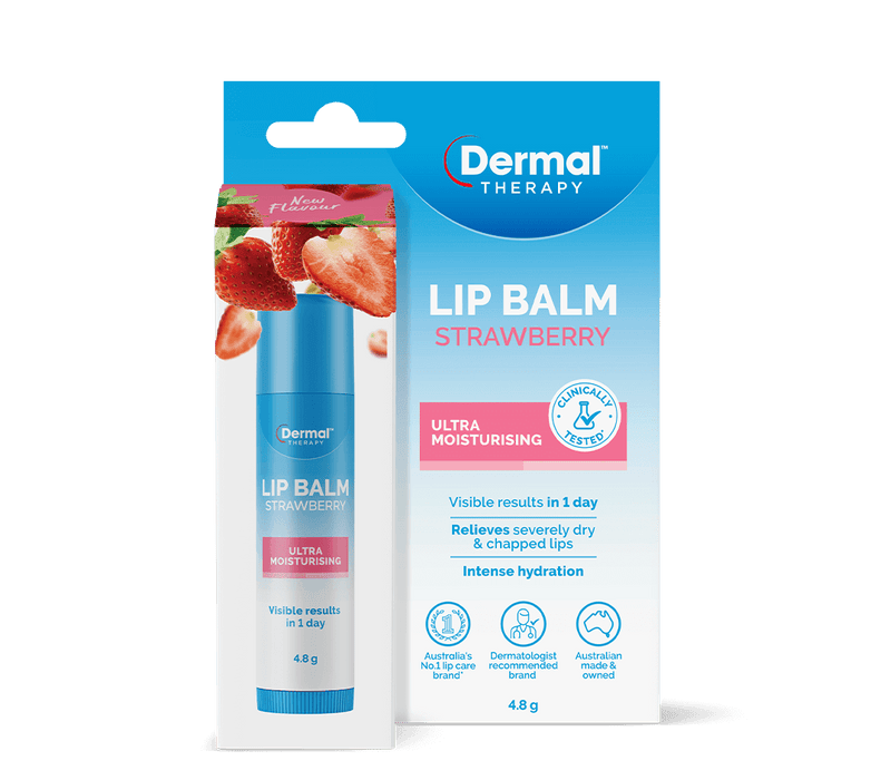 Dermal Therapy Lip Balm Stick Strawberry 4.8g