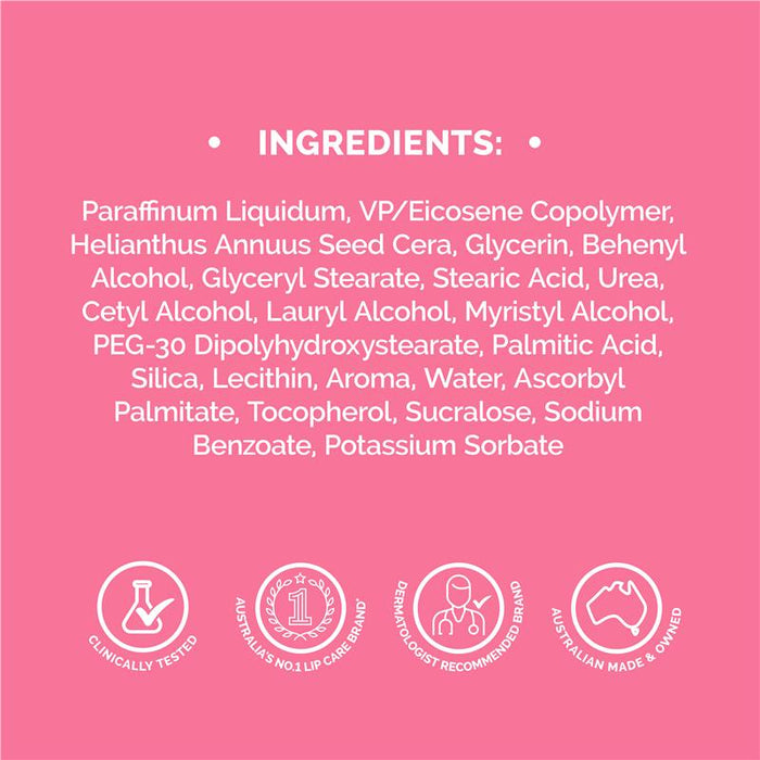 Dermal Therapy Lip Balm Stick Strawberry 4.8g