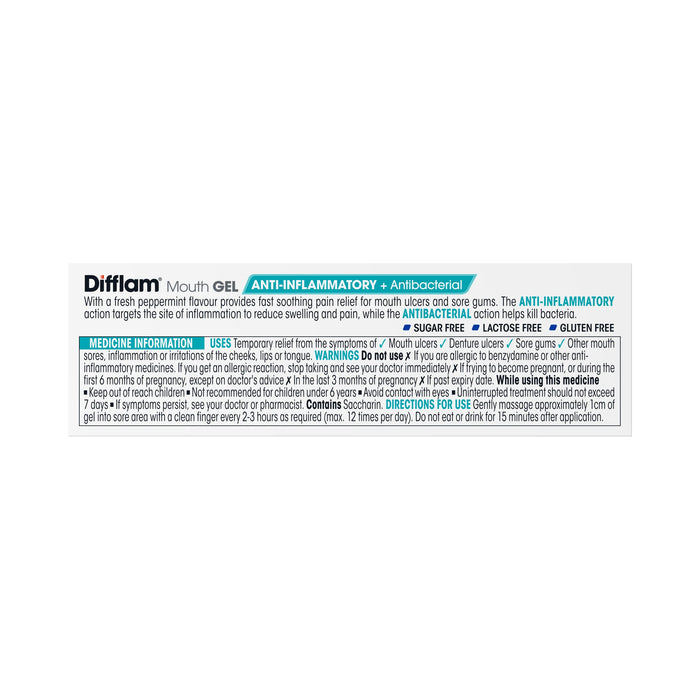 Difflam Mouth Gel 10g - image 6