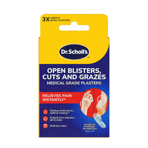 Dr.Scholl's Open Blisters, Cuts & Grazes Medical Grade Plasters 6 Pack