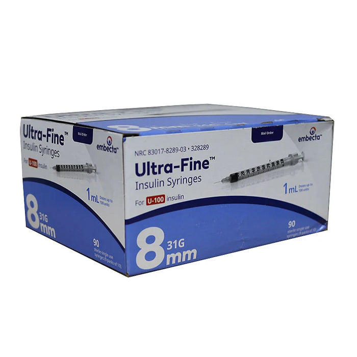 BD Syringe 1ml Ultra Fine 31gx8mm 100