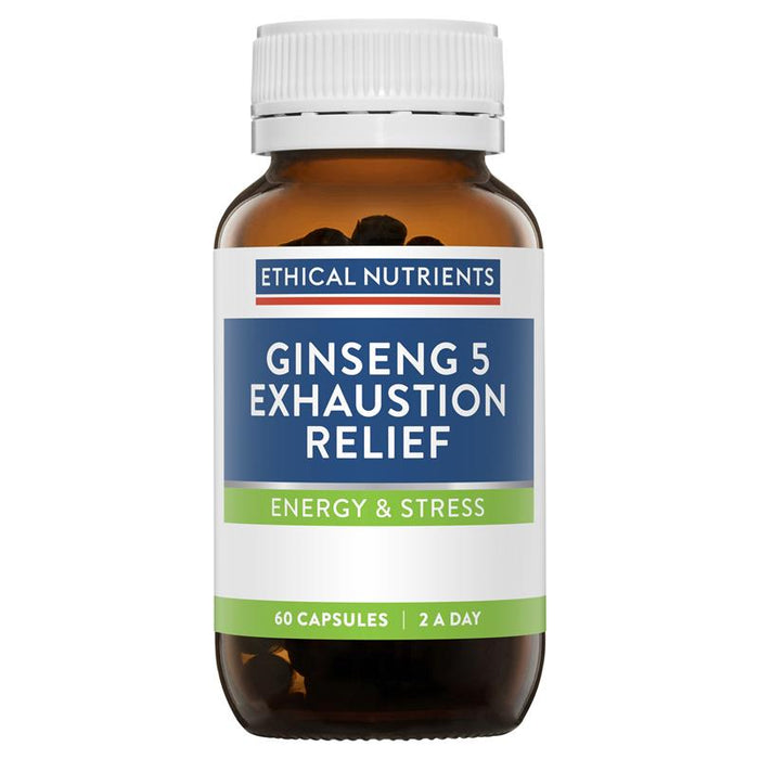 Ethical Nutrients Ginseng 5 Exhaustion Relief (60 caps) - image 5