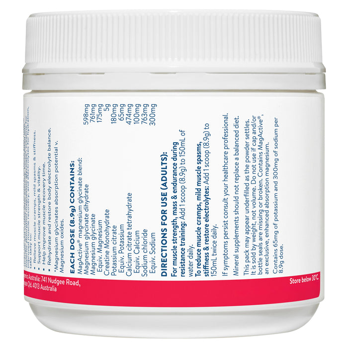 Ethical Nutrients Mega Magnesium Glycinate+ Creatine & Electrolytes 250g - image 4