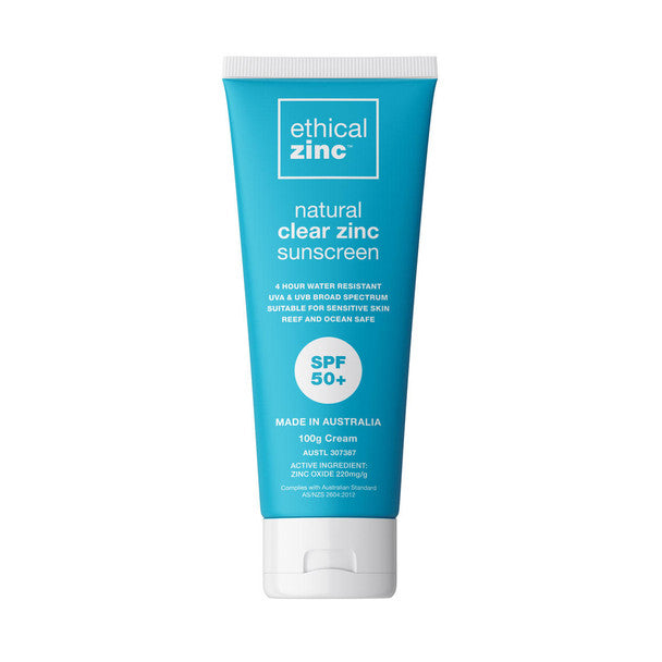ETHICAL ZINC Natural Clear Zinc Sunscreen — Kiwi Chemist
