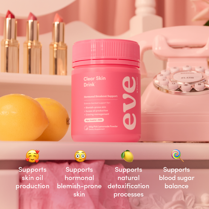 Eve Wellness Clear Skin Drink Pink Lemonade 104g