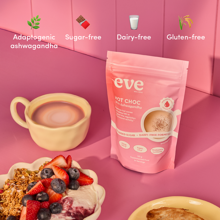 Eve Wellness Hot Choc with Ashwagandha 120g (24 Serves)