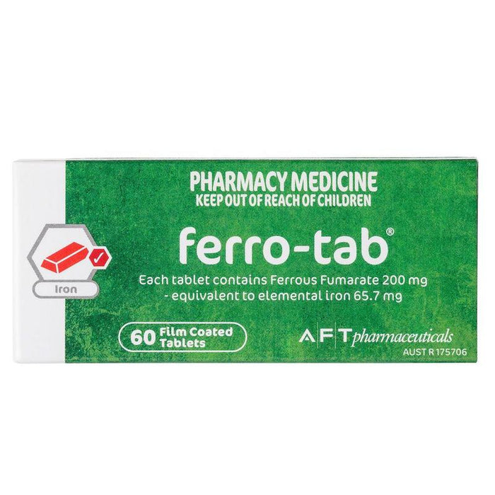 Ferro-Tab Iron 200mg 60 Tablets