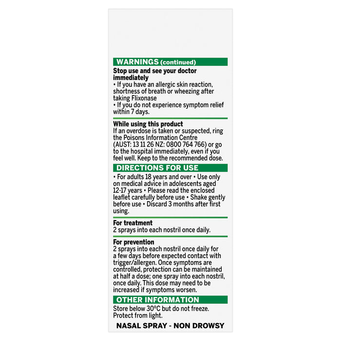 Flixonase Nasal Spray - image 3