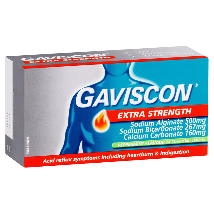 Gaviscon Extra Strength Peppermint Tablets - image 3