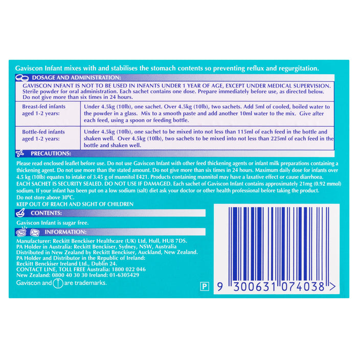 Gaviscon Infant Sachets - image 6
