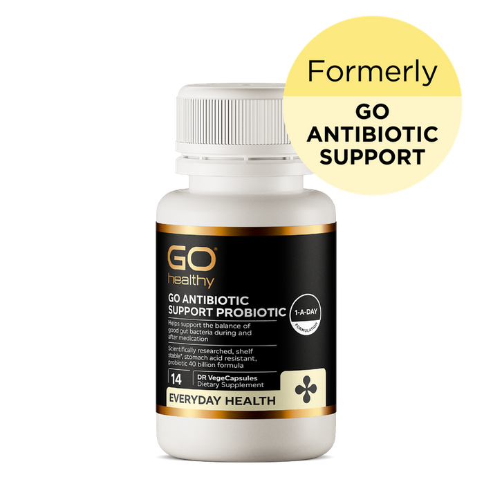 GO Healthy GO Antibiotic Support Probiotic 14 Delayed Release VegeCapsules