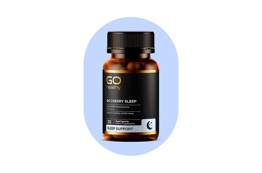 GO Healthy GO Cherry Sleep 550mg VegeCapsules