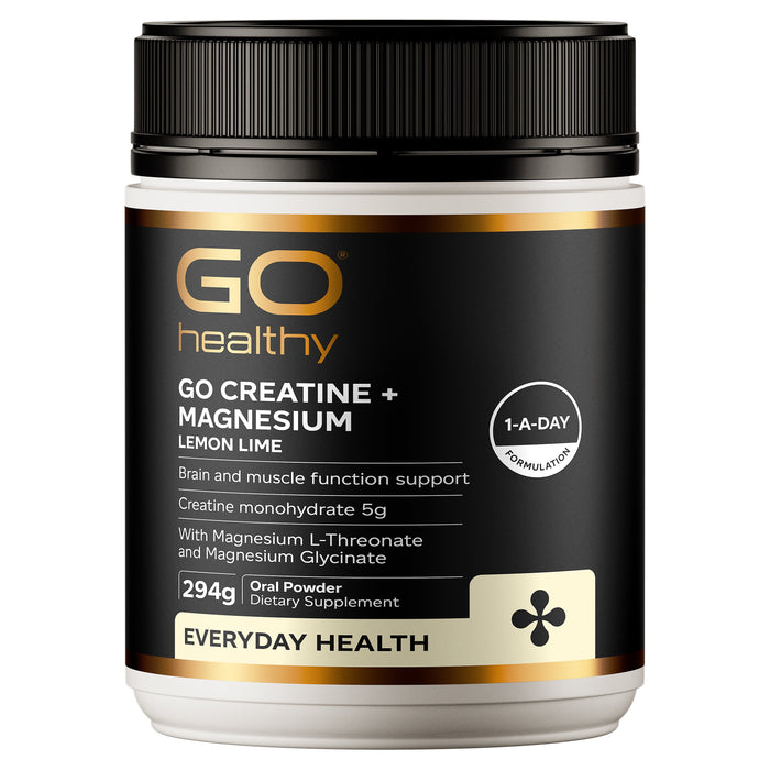 GO Healthy GO Creatine + Magnesium Lemon Lime 294g Oral Powder - image 6