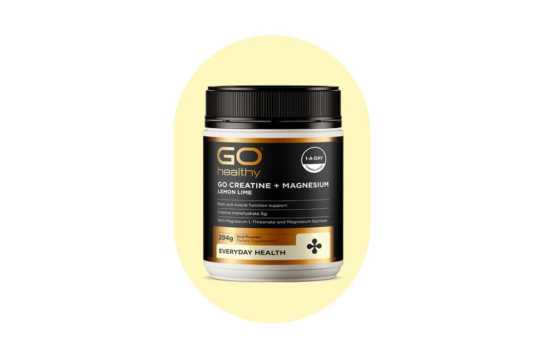 GO Healthy GO Creatine + Magnesium Lemon Lime 294g Oral Powder