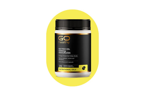 GO Healthy GO Fish Oil 1500mg Odourless 210 SoftGel Capsules