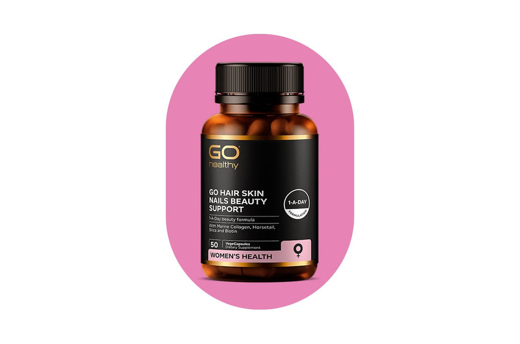 GO Healthy GO Hair Skin Nails Beauty Support VegeCapsules