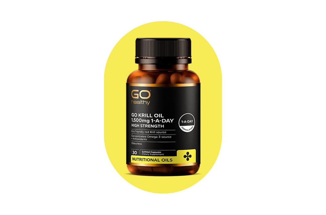 GO Healthy GO Krill Oil 1500mg 1-A-Day SoftGel Capsules