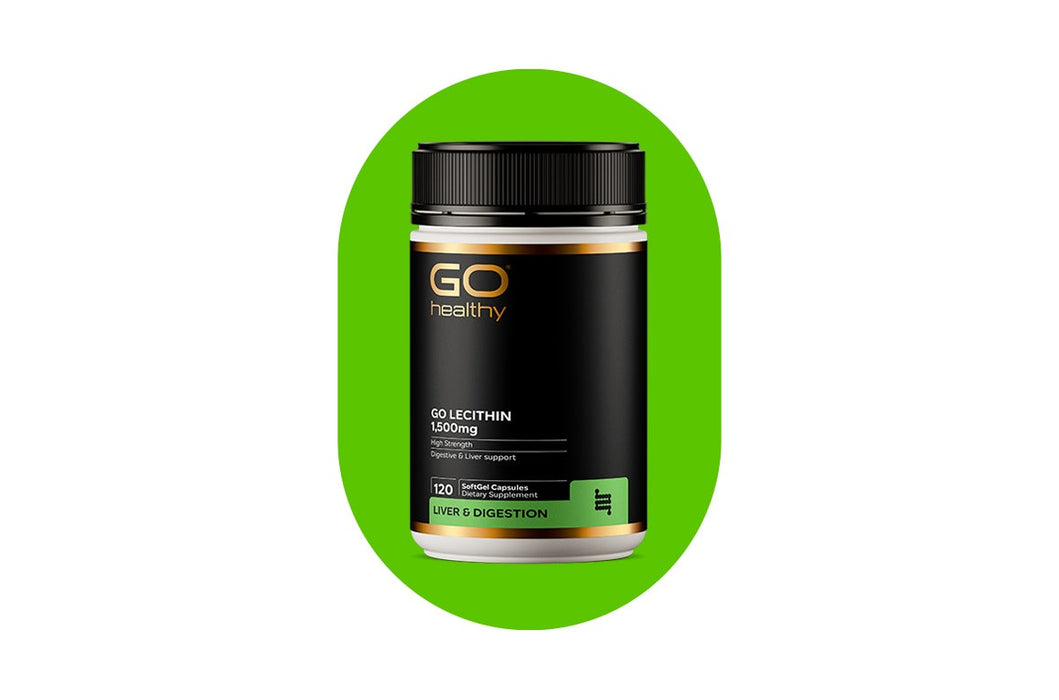 GO Healthy GO Lecithin 1,500mg 120 SoftGel Capsules