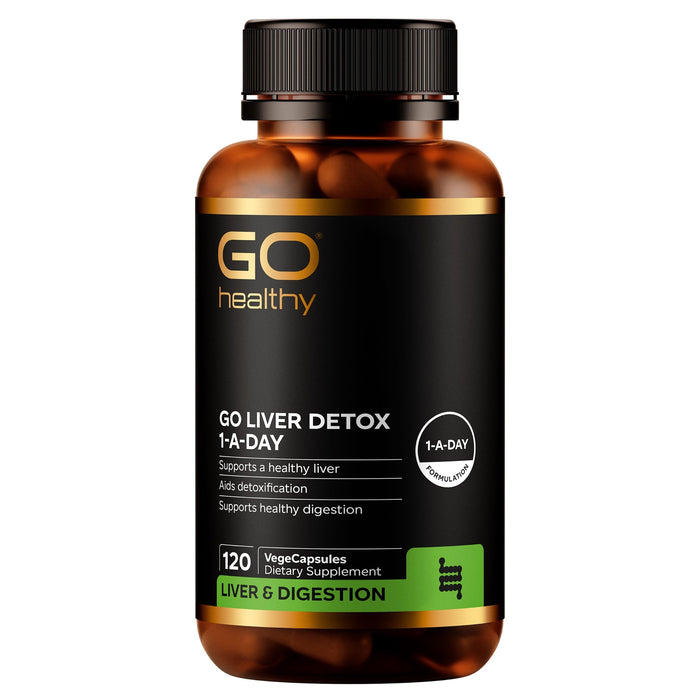 GO Healthy GO Liver Detox 1-A-Day 120 VegeCapsules - image 3