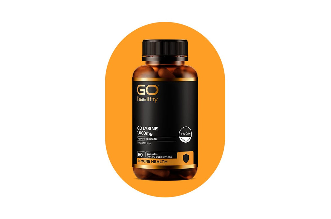 GO Healthy GO Lysine 1,000mg 60 Capsules