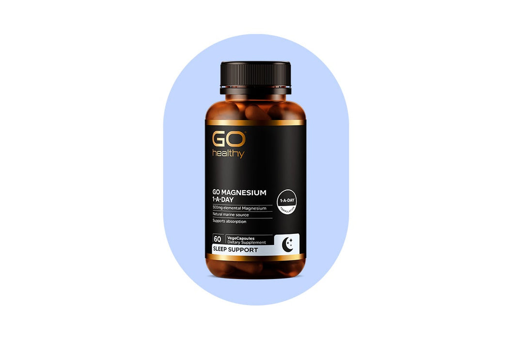 GO Healthy GO Magnesium 1-A-Day 500mg VegeCapsules