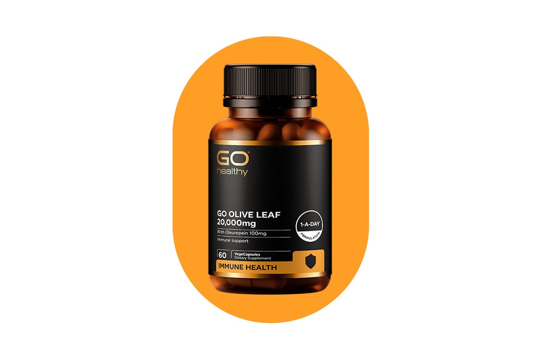 GO Healthy GO Olive Leaf 20000mg 60 VegeCapsules