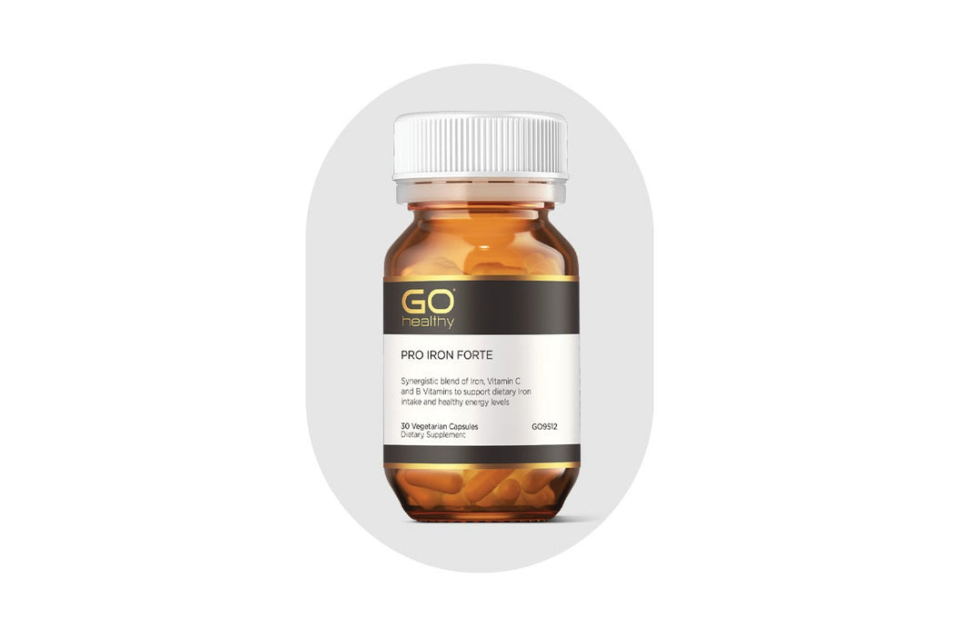 GO Healthy GO PRO Iron Forte 30 VegeCapsules