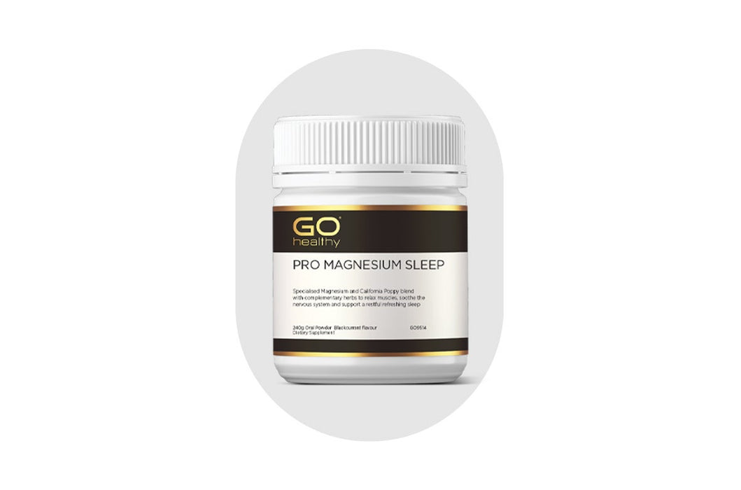 GO Healthy GO PRO Magnesium Sleep Powder Blackcurrant 240g