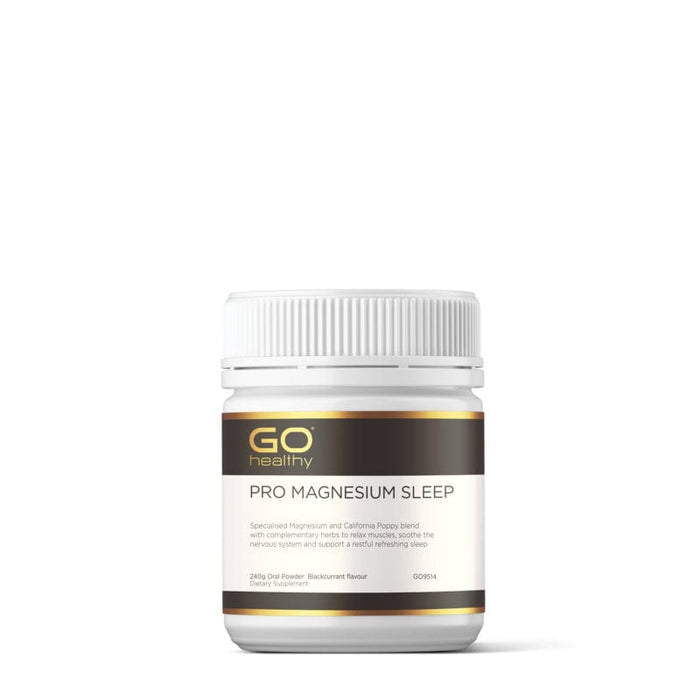 GO Healthy GO PRO Magnesium Sleep Powder Blackcurrant 240g