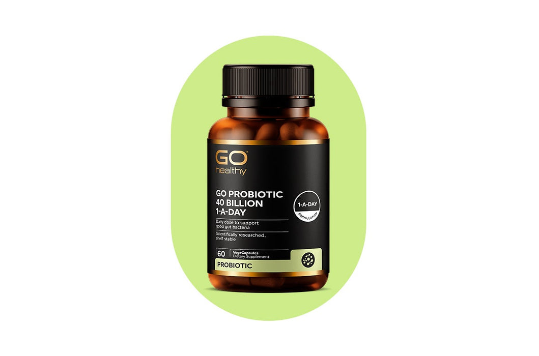 GO Healthy GO Probiotic 40 Billion 1-A-Day Delayed Release VegeCapsules