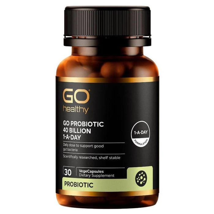 GO Healthy GO Probiotic 40 Billion 1-A-Day Delayed Release VegeCapsules