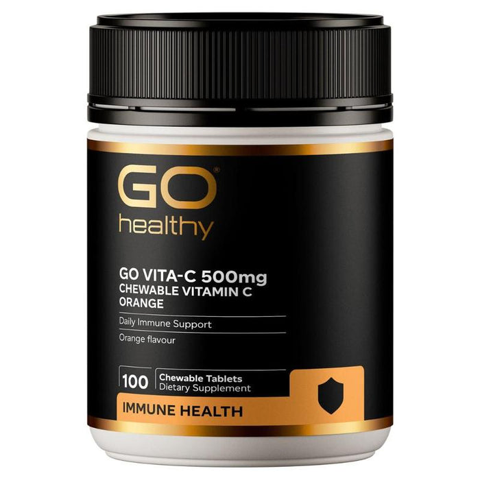 GO Healthy GO Vita-C 500mg Orange Chewable Tablets