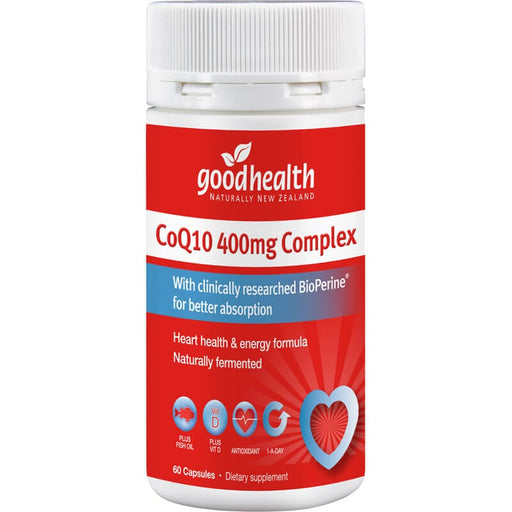 Good Health CoQ10 400mg Complex 60 Capsules