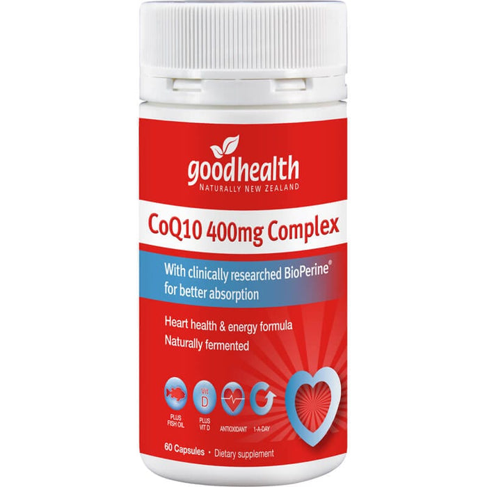 Good Health CoQ10 400mg Complex 60 Capsules