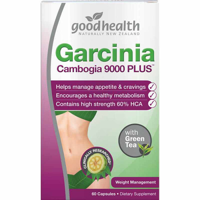 Good Health Garcinia Cambogia 9000 PLUS with Green Tea 60 Tablets