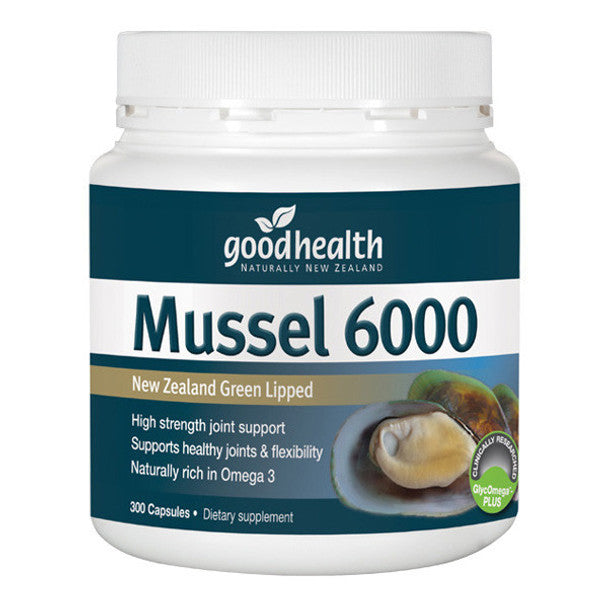Good Health Mussel 6000mg 300caps